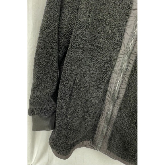 1 Madison Expedition Jacket Womens XL Black Fuzzy Zipped Hooded Insulated - Picture 5 of 8